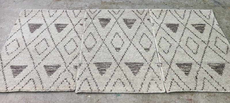 Tori Rubinson Beige and Brown Hand-Knotted Rug 2x3 | Banana Manor Rug Company