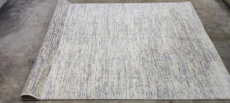 Trish Sheats Beiged Hand-Knotted Textured Rug 4.9x6.6 | Banana Manor Rug Company