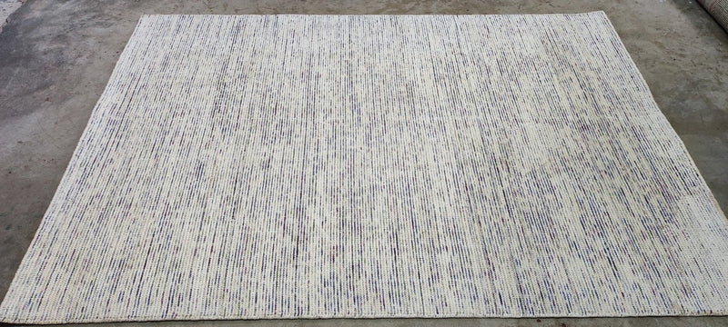 Trish Sheats Beiged Hand-Knotted Textured Rug 4.9x6.6 | Banana Manor Rug Company