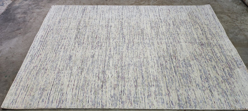 Trish Sheats Beiged Hand-Knotted Textured Rug 4.9x6.6 | Banana Manor Rug Company