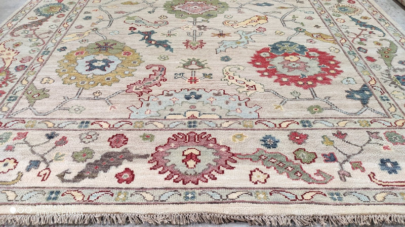 Ulla Hand-Knotted 8x10 Oushak | Banana Manor Rug Company