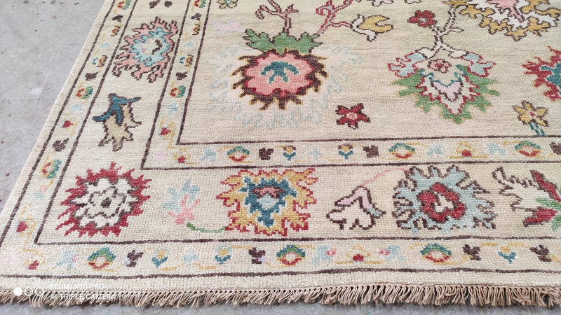 Ulla Hand-Knotted 8x10 Oushak | Banana Manor Rug Company