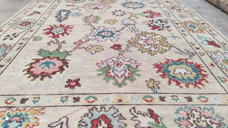 Ulla Hand-Knotted 8x10 Oushak | Banana Manor Rug Company