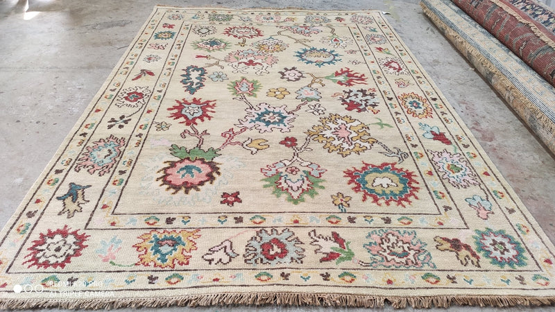 Ulla Hand-Knotted 8x10 Oushak | Banana Manor Rug Company