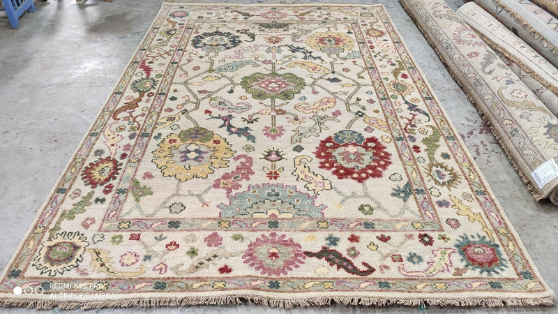 Ulla Hand-Knotted 8x10 Oushak | Banana Manor Rug Company