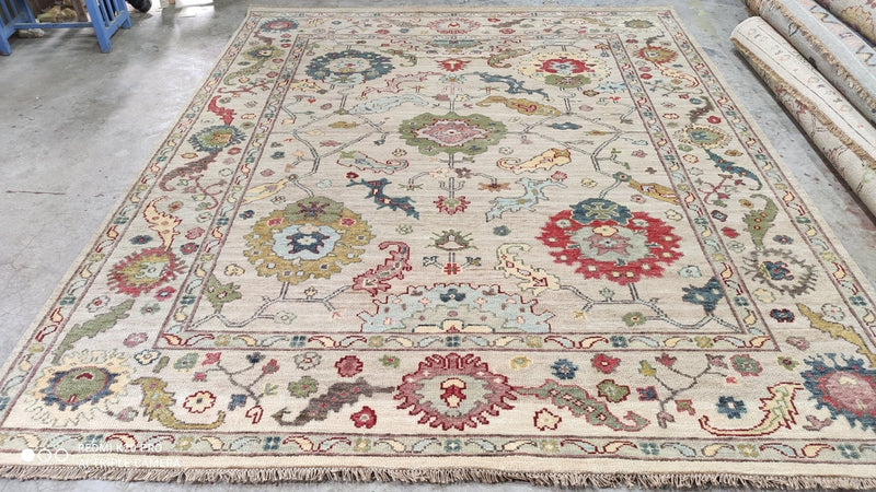 Ulla Hand-Knotted 8x10 Oushak | Banana Manor Rug Company