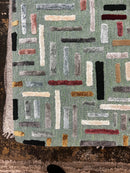 Ulla Poulsen 6x9 Green Modern Hand-Tufted Rug | Banana Manor Rug Company