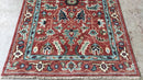 Vanessa Hudgens 4x6 Red Hand-Knotted Oushak Rug | Banana Manor Rug Company
