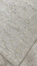 Vanna 6x9 Silver and Grey Hand-Knotted Oushak Rug | Banana Manor Rug Company