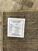 Vanna 6x9 Silver and Grey Hand-Knotted Oushak Rug | Banana Manor Rug Company