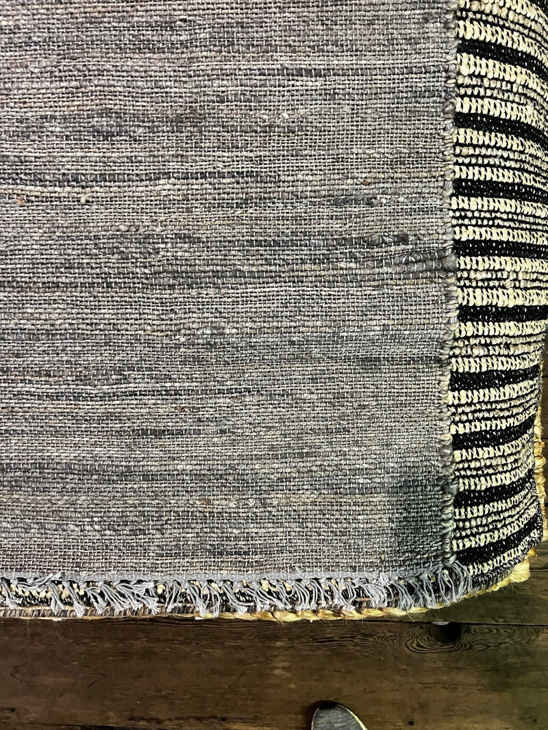 Velma Dinkly 4x6 Grey Handwoven Jute Durrie Rug | Banana Manor Rug Factory Outlet