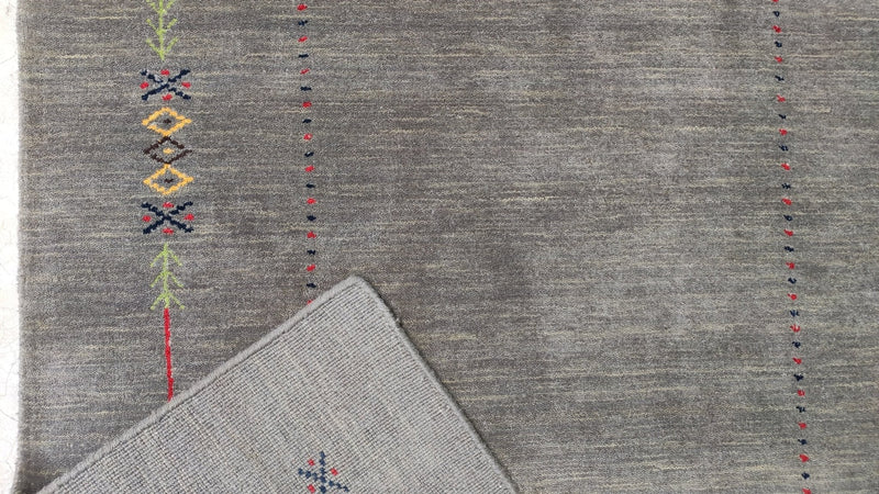 Velvet Jones 4x5.9 Brown Handwoven Rug | Banana Manor Rug Company