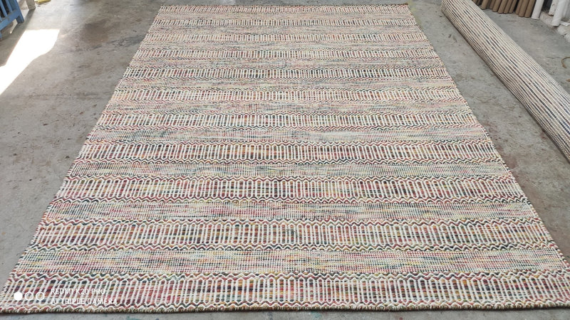 Victor 6.6x9.3 Durrie Rug | Banana Manor Rug Company