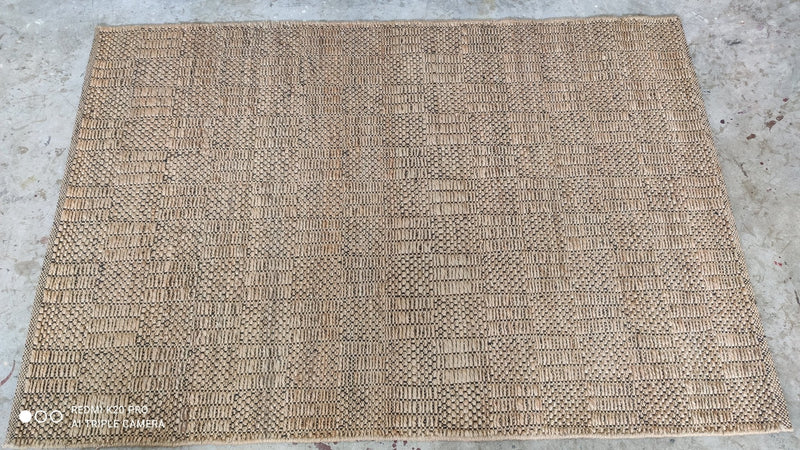 Victoria Di Pietro 4X6 Loop Natural Durrie | Banana Manor Rug Company