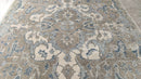 Virginie Ledoyen 8x10 Tan Hand-Tufted Kashan Rug | Banana Manor Rug Company