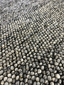 Vittorio Alfieri Handwoven Wool Durrie Natural Grey Loop (various sizes) | Banana Manor Rug Factory Outlet