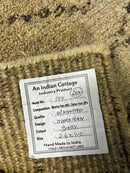 Wendy Konradi 2.6x4 Beige and Brown Hand-Knotted Runner | Banana Manor Rug Factory Outlet