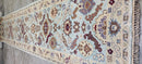 Wi Kuki Kaa Hand-Knotted Light Blue Oushak Runner 3x14 | Banana Manor Rug Company