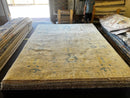 Willow 9x11.9 Beige and Gold Hand-Knotted Oushak Rug | Banana Manor Rug Company
