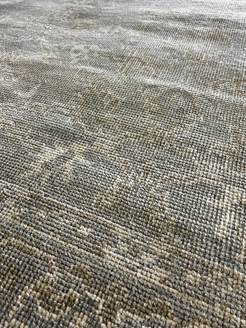 Winnifred White Washed Turkish Knot Oushak | Banana Manor Rug Company