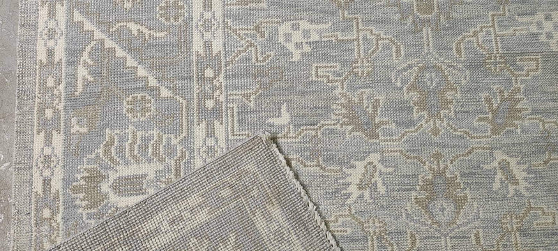 Winnifred White Washed Turkish Knot Oushak | Banana Manor Rug Company