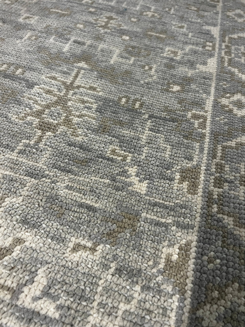 Winnifred White Washed Turkish Knot Oushak (Various Sizes) | Banana Manor Rug Factory Outlet