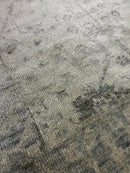 Wisteria 4x6 Silver Hand-Knotted Oushak Rug | Banana Manor Rug Company