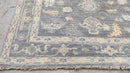 Yardley 5.6x8.3 Grey Hand-Knotted Oushak | Banana Manor Rug Company