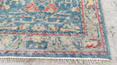 Yasmina 4x6.6 Medium Blue Hand-Knotted Oushak Rug | Banana Manor Rug Company