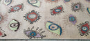 Yvonne Strahovski Hand-Knotted Modern Rug Tan Multi-Colored 4x6 | Banana Manor Rug Company