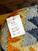 Zac Hanson Wooden Upholstered Stool 12x12x16 (Assorted Styles) | Banana Manor Rug Company