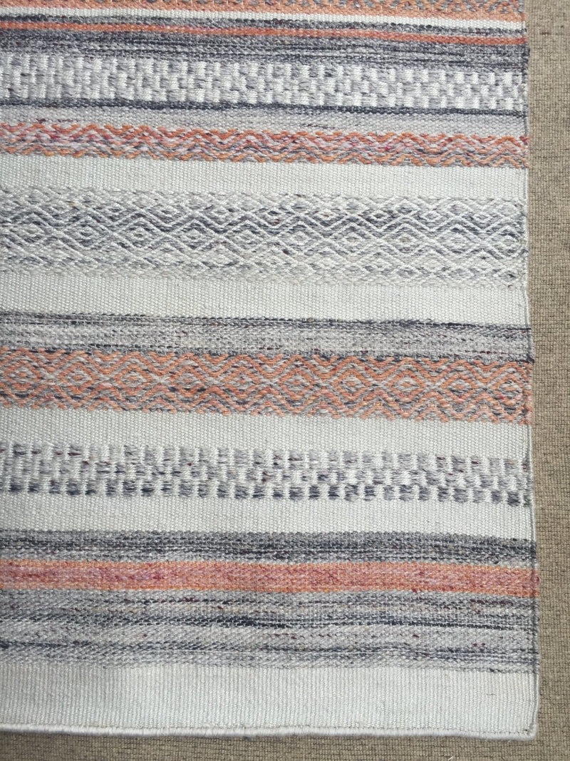 Zach Indoor/Outdoor Rug Recyled Pet Yarn Striped Rug | Banana Manor Rug Company