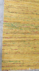 Zernott 5x8 Handwoven Yellow Sari Silk Rug | Banana Manor Rug Company