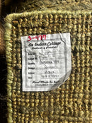 Zuul 10x13.3 Handwoven Natural and Black Tribal Jute Rug | Banana Manor Rug Company