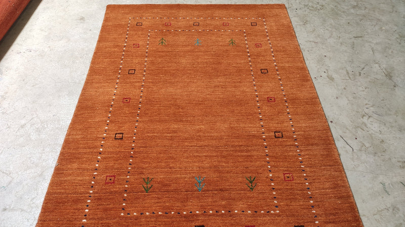 Frank 4x5.9 Handwoven Gold Rug | Banana Manor Rug Company