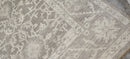 Alana Hamilton 10x13.9 Silver and Grey Hand-Knotted Oushak Rug | Banana Manor Rug Company