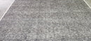 Alexander Petrov Hand-Knotted Modern Rug Dark Grey and White High-Low 9.3x12 | Banana Manor Rug Company