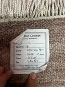 Alexis 4x6 Handwoven Rust PET Yarn Durrie Rug | Banana Manor Rug Factory Outlet