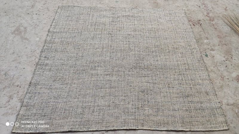 Big Boi 5x5 Handwoven Gray Jute Rug | Banana Manor Rug Company