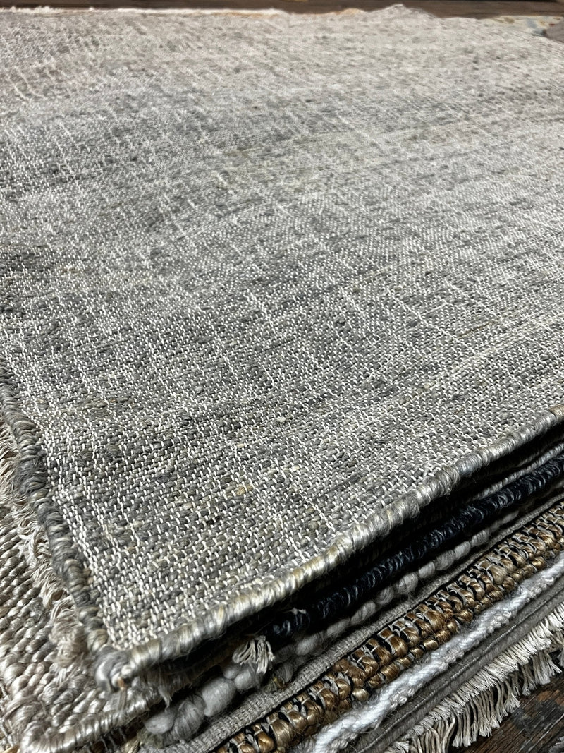 Big Boi 5x5 Handwoven Gray Jute Rug | Banana Manor Rug Factory Outlet