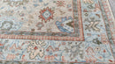 Brinley 8.9x11.9 Beige and Light Blue Hand-Knotted Oushak Rug | Banana Manor Rug Company