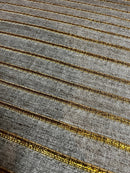 Cafe Au Lait 5.3x7.6 Beige and Ivory Handwoven Striped Durrie Rug | Banana Manor Rug Factory Outlet