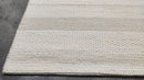 Captiva 5.3x7.6 Handwoven Modern White Durrie Rug | Banana Manor Rug Company