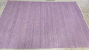 Cesare 5.3x8 Handwoven Purple Sari Silk Rug | Banana Manor Rug Company
