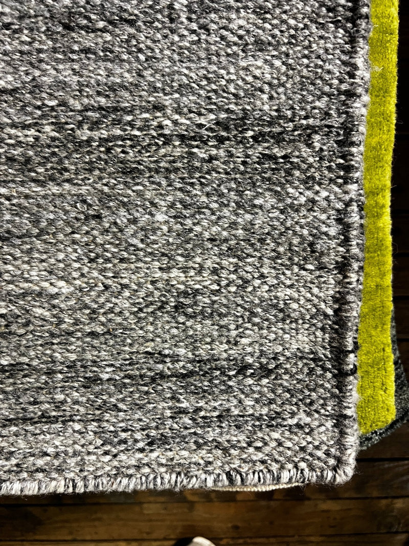 Chris Katt 2.6x8.3 Grey Handwoven PET Yarn Runner | Banana Manor Rug Factory Outlet