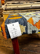 Chris Kirkpatrick Wooden Upholstered Stool 12x18x10 (Assorted Styles) | Banana Manor Rug Company