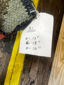 Chris Kirkpatrick Wooden Upholstered Stool 12x18x10 (Assorted Styles) | Banana Manor Rug Company