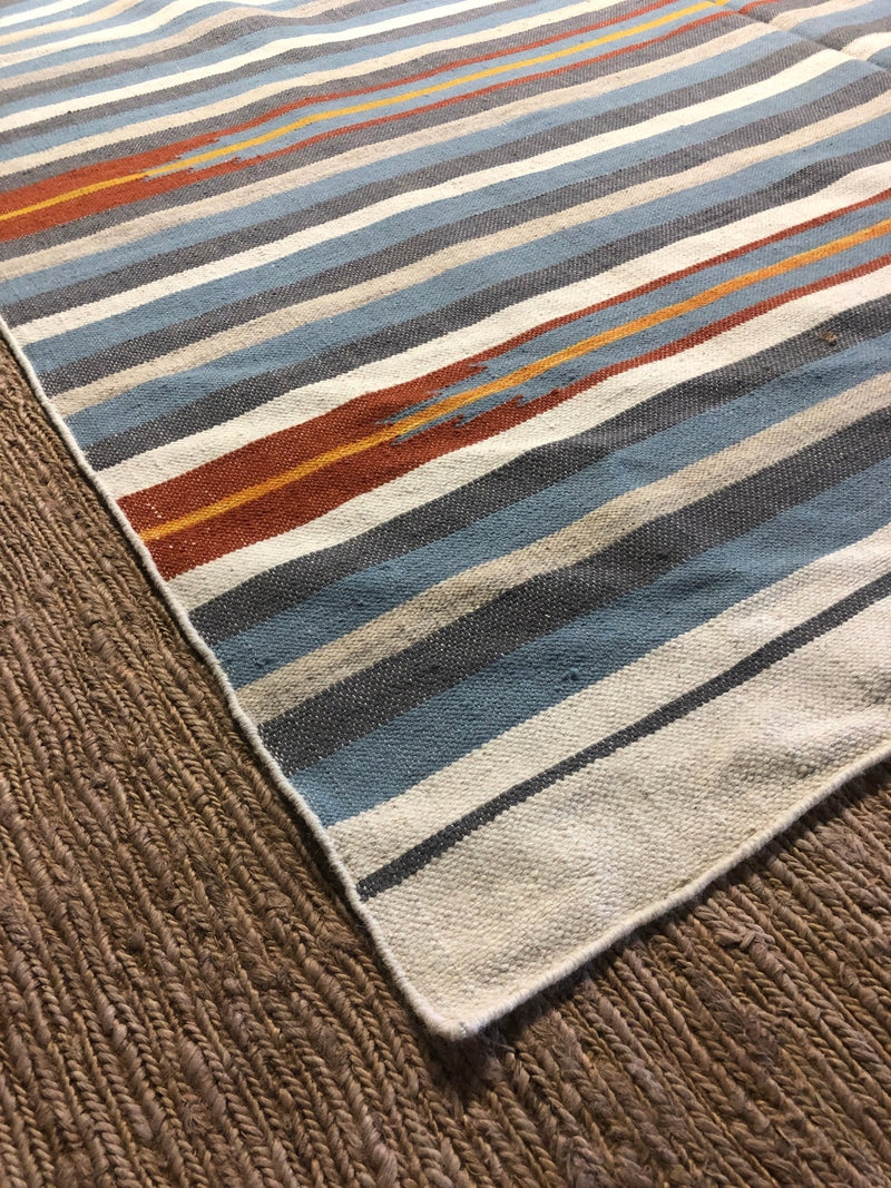 Corinne 8.6x11.9 Hand-woven Durrie Rug | Banana Manor Rug Company