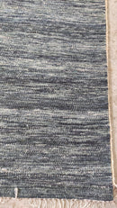 Corso 6x9 Handwoven Charcoal Sari Silk Rug | Banana Manor Rug Company