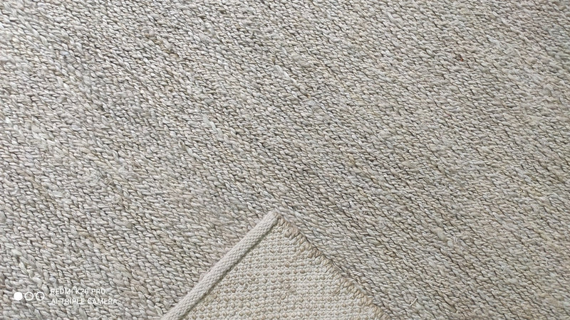 Dana Barrett Light Grey Handwoven Jute Rug | Banana Manor Rug Company